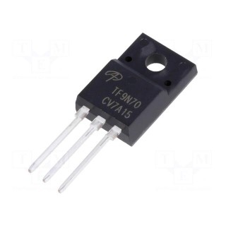 Transistor: N-MOSFET | unipolar | 700V | 5.8A | TO220F