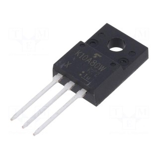 Transistor: N-MOSFET | unipolar | 800V | 9.5A | 40W | SC67