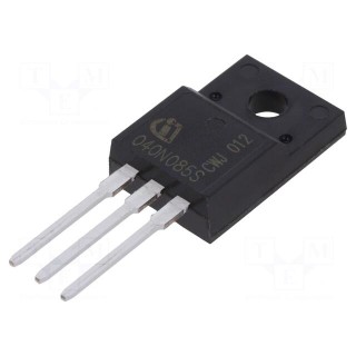 Transistor: N-MOSFET | unipolar | 80V | 53A | Idm: 300A | 39W | TO220FP