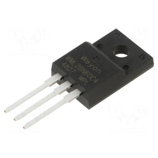 Transistor: N-MOSFET | WMOS™ C4 | unipolar | 600V | 10.5A | Idm: 40A | 31W