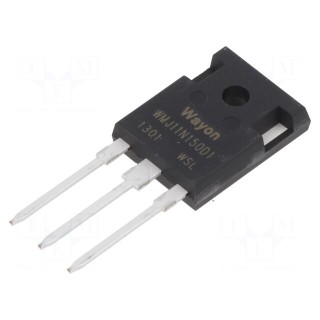 Transistor: N-MOSFET | WMOS™ D1 | unipolar | 1.5kV | 11A | Idm: 44A | 250W