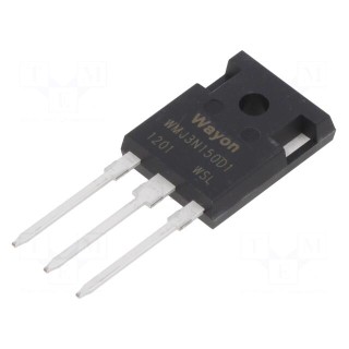 Transistor: N-MOSFET | WMOS™ D1 | unipolar | 1.5kV | 3A | Idm: 12A | 125W