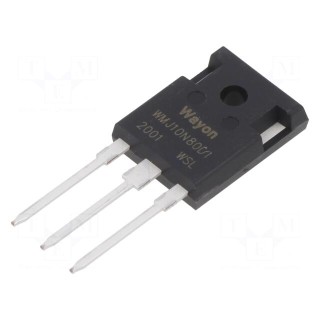 Transistor: N-MOSFET | WMOS™ D1 | unipolar | 800V | 10A | Idm: 40A | 215W