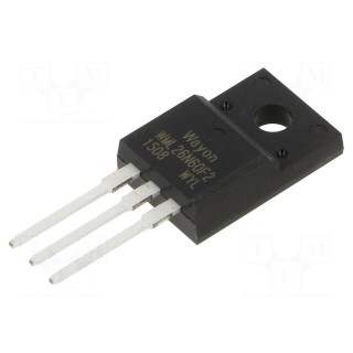 Transistor: N-MOSFET | WMOS™ F2 | unipolar | 600V | 10.5A | Idm: 40A | 31W
