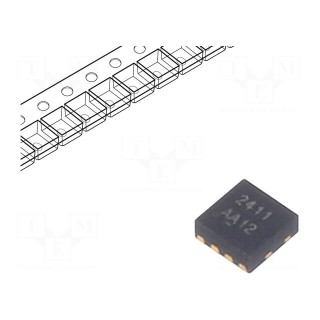 Transistor: P-MOSFET | unipolar | -12V | -15.5A | 3.2W | DFN2x2C