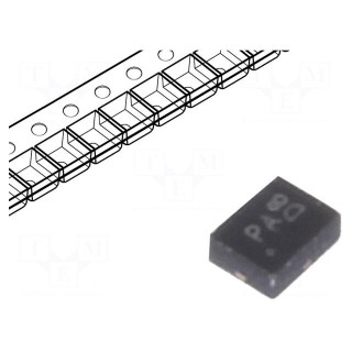 Transistor: P-MOSFET | unipolar | -20V | -1.2A | 0.5W | DFN1411-3