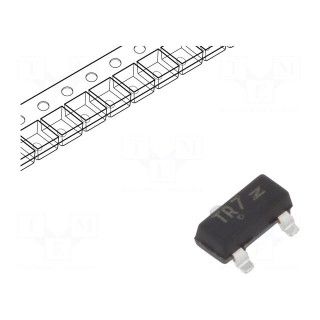 Transistor: P-MOSFET | unipolar | -8V | -3A | 0.96W | SOT23