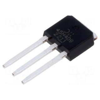 Transistor: P-MOSFET | unipolar | -450V | -3A | Idm: -22.4A | 41W | TO251