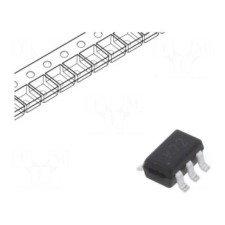 Transistor: N-MOSFET x2 | unipolar | 60V | 0.215A | 0.3W | SOT363
