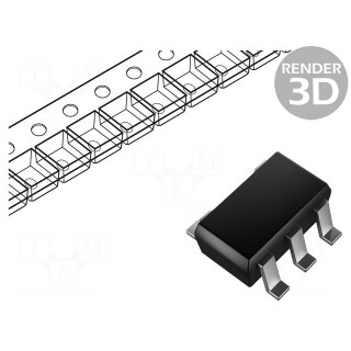 Transistor: P-MOSFET | TrenchFET® | unipolar | -40V | -3A | Idm: -12A