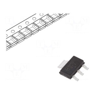 Transistor: PNP | bipolar | 300V | 0.1A | 1.5W | SOT223