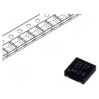 Transistor: PNP | bipolar | 45V | 1A | DFN2020-3,SOT1061