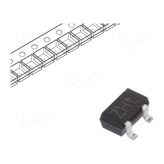 Transistor: PNP | bipolar | BRT | 50V | 0.5A | SC70,SOT323 | R1: 1kΩ