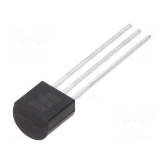 Transistor: PNP | bipolar | 45V | 0.8A | 0.625/1.5W | TO92