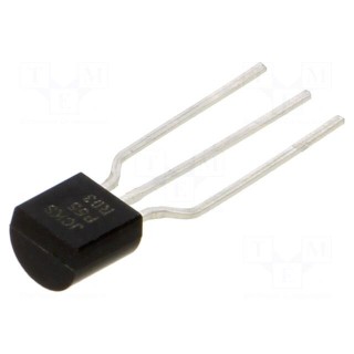 Transistor: PNP | bipolar | 60V | 0.5A | 0.625W | TO92