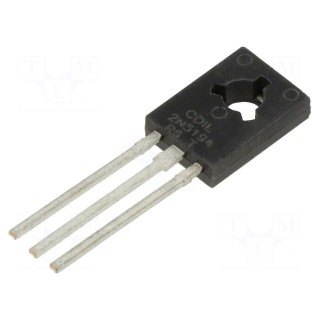 Transistor: PNP | bipolar | 60V | 4A | 40W | TO126