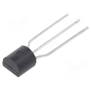Transistor: PNP | bipolar | 65V | 0.1A | 0.5W | TO92