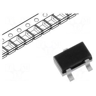 Transistor: P-MOSFET | unipolar | -20V | -0.35A | 0.625W | SOT523