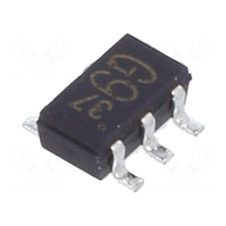 Transistor: NPN x2 | bipolar | BRT | 50V | 0.1A | 300mW | SOT25 | R1: 10kΩ
