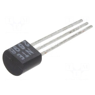 Transistor: NPN | bipolar | 120V | 0.1A | 0.3W | TO92