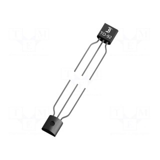 Transistor: PNP | bipolar | 40V | 0.6A | 625mW | TO92