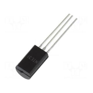 Transistor: NPN | bipolar | 160V | 1A | 0.9W | TO92