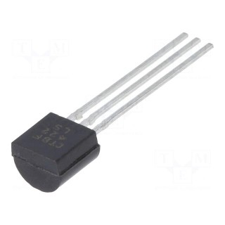 Transistor: NPN | bipolar | 250V | 0.5A | 0.8W | TO92