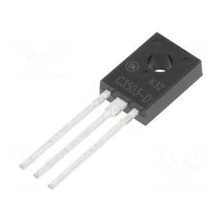 Transistor: NPN | bipolar | 300V | 0.1A | 7W | TO126ISO