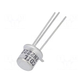 Transistor: NPN | bipolar | 30V | 0.8A | 0.5/1.2W | TO18 | 4dB