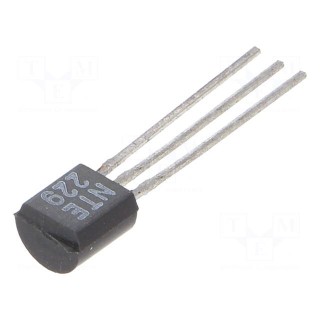 Transistor: NPN | bipolar | 30V | 50mA | 0.425W | TO92