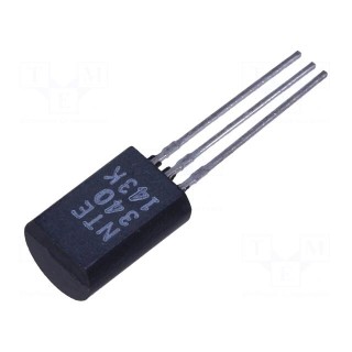 Transistor: NPN | bipolar | 35V | 0.5A | 0.6W | TO92