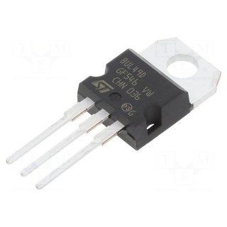 Transistor: NPN | bipolar | 450V | 5A | 80W | TO220AB | 1.23÷1.32mm