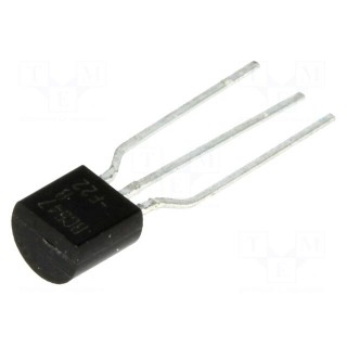 Transistor: NPN | bipolar | 45V | 0.1A | 0.5W | TO92