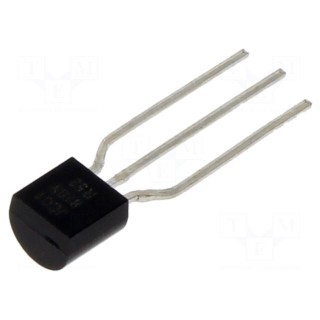 Transistor: NPN | bipolar | 50V | 0.15A | 0.4W | TO92