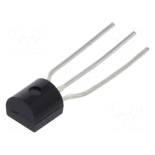 Transistor: NPN | bipolar | 60V | 0.6A | 350mW | TO92