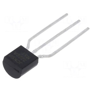 Transistor: NPN | bipolar | 75V | 0.8A | 0.5W | TO92