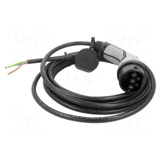 Cable: eMobility | 1x0.5mm2,3x6mm2 | 250V | 8kW | IP44 | wires,Type 2