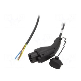 Cable: eMobility | 1x0.5mm2,3x6mm2 | 250V | 8kW | IP44 | GB/T,wires