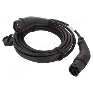 Cable: eMobility | 1x0.5mm2,5x2.5mm2 | 480V | 11kW | IP44 | 10m | 20A