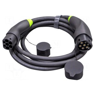 Cable: eMobility | 480V | 22kW | IP54 | Type 2,both sides | 5m | 32A