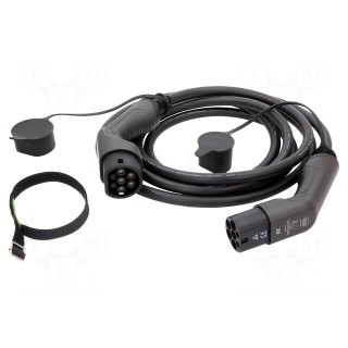 Cable: eMobility | 480V | 22kW | IP55 | Type 2,both sides | 5m | 32A