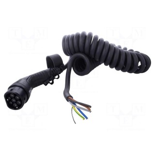 Cable: eMobility | 1x0.5mm2,5x6mm2 | 480V | 26.6kW | IP44 | 4m | 32A