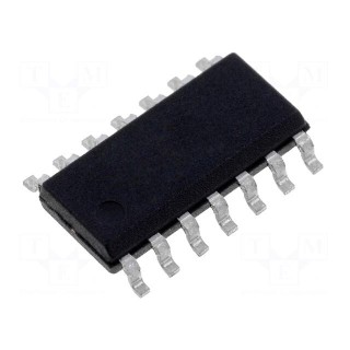 Operational amplifier | 1.3MHz | 3÷32V | Channels: 4 | SO14