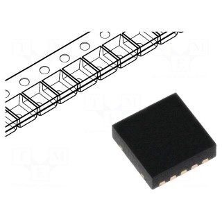 IC: driver | 3-phase motor controller | MOSFET | PWM | DFN10 | 1A