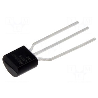 IC: temperature sensor | -55÷150°C | TO92 | THT | Interface: analog