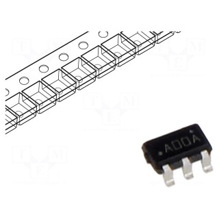 IC: operational amplifier | 1.1MHz | 2.7÷15.5V | Ch: 1 | SOT23-5