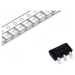 IC: operational amplifier | 10MHz | Ch: 1 | SOT23-5 | 2.5÷5.5VDC