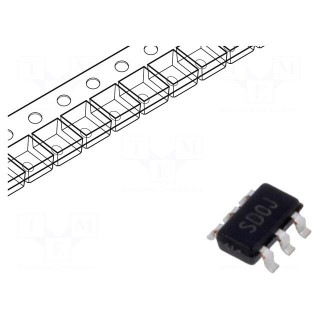 IC: operational amplifier | 10MHz | Ch: 1 | SOT23-6 | 2.5÷5.5VDC