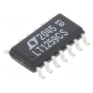 IC: operational amplifier | 130MHz | Ch: 2 | SO14 | ±2÷15VDC,4÷30VDC