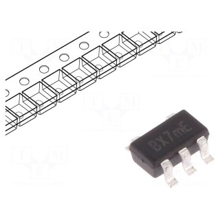 IC: operational amplifier | 1MHz | 2.7÷5.5V | Ch: 1 | SOT25 | reel,tape